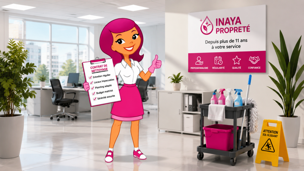 contrat nettoyage entreprise